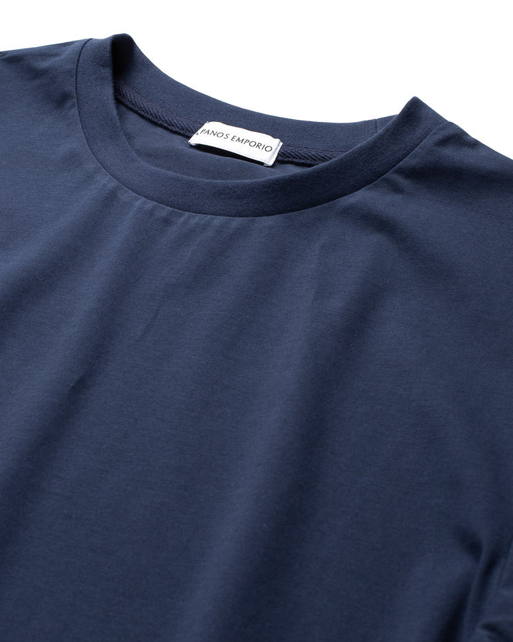 Organic Cotton Crew Tee  Navy
