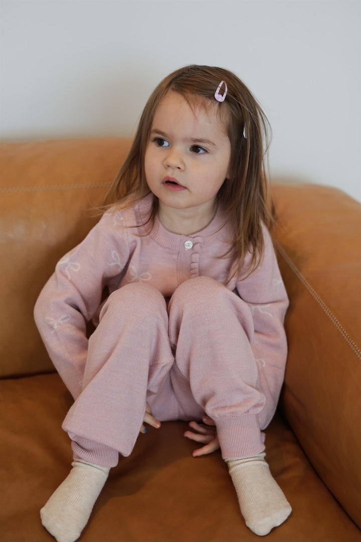 Lani strikket bukse  Soft Pink