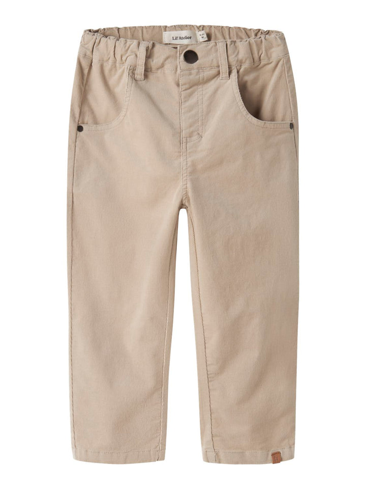 SOMBA SAN LOOSE CORD PANT Lysegrå