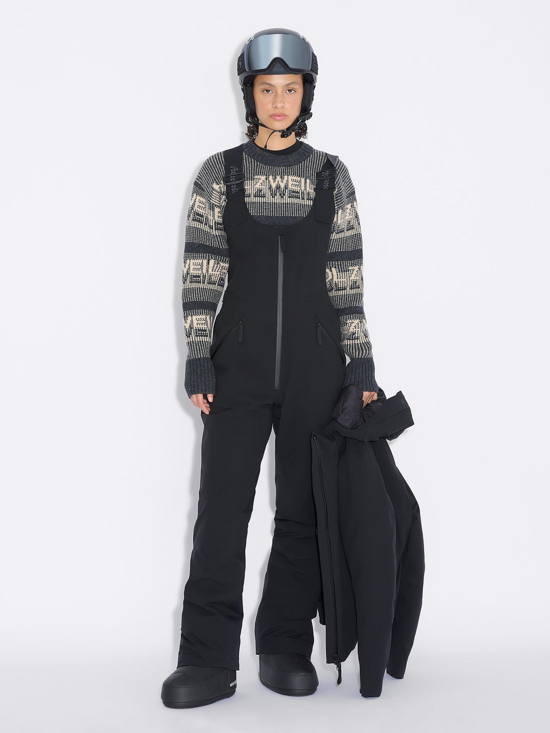 W Tryvann Bib Trousers  Dk. Grey