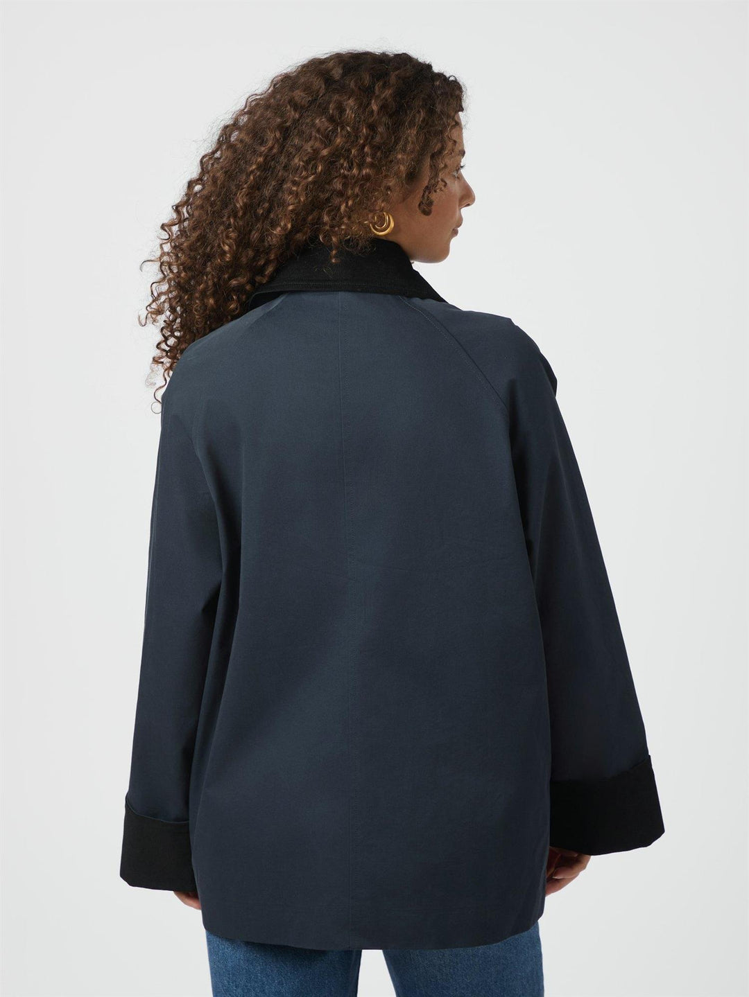 Anastacia Cord Jacket  Navy