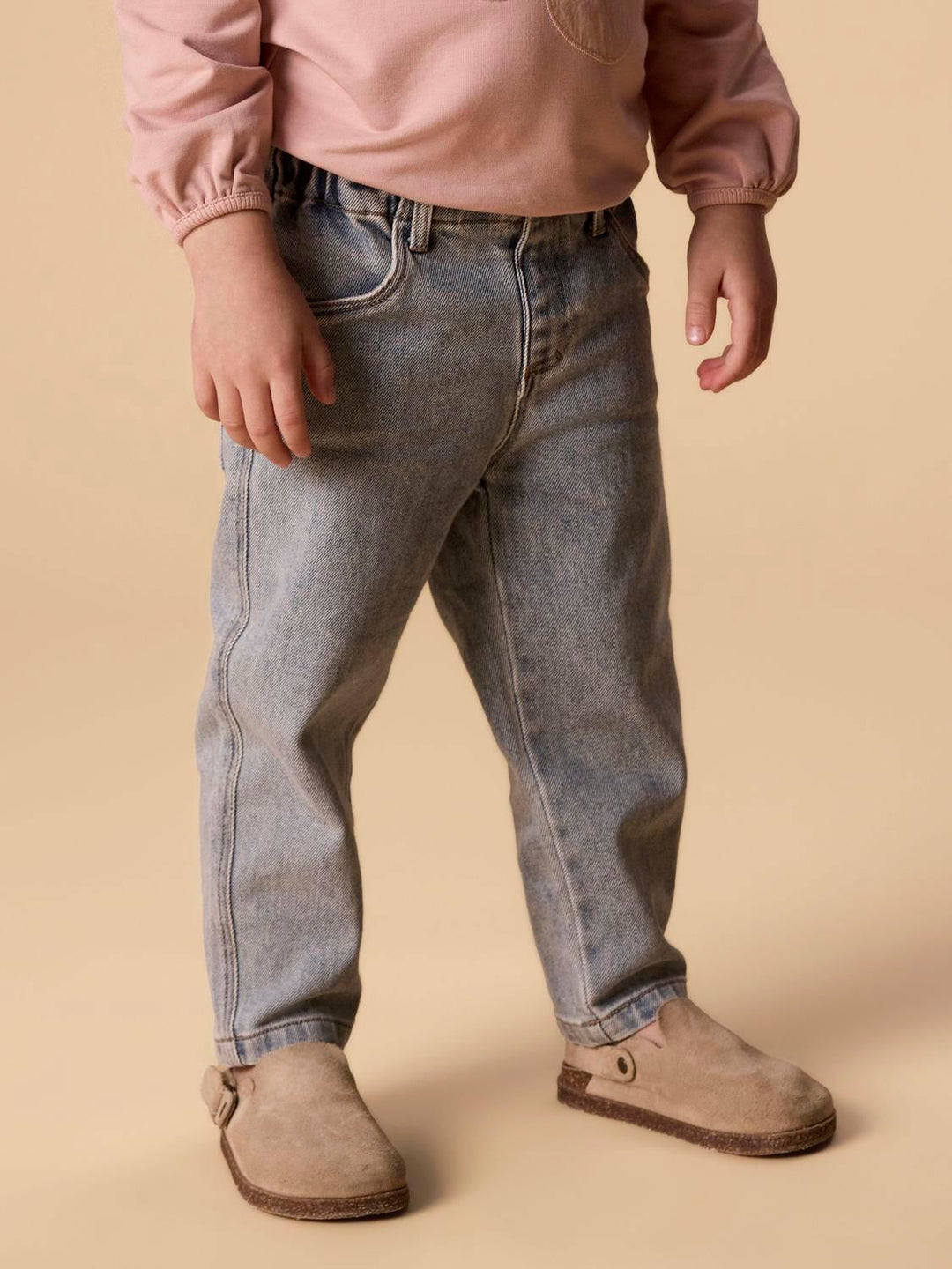 Darlee Loose Jeans  Mellomblå