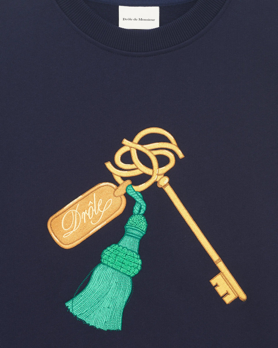 Le Sweatshirt Clef  Navy