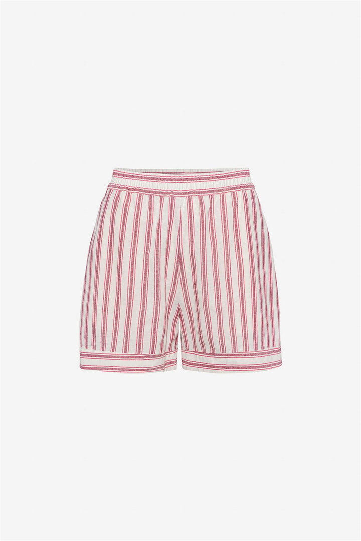 Lilia Shorts  Berry Stripe