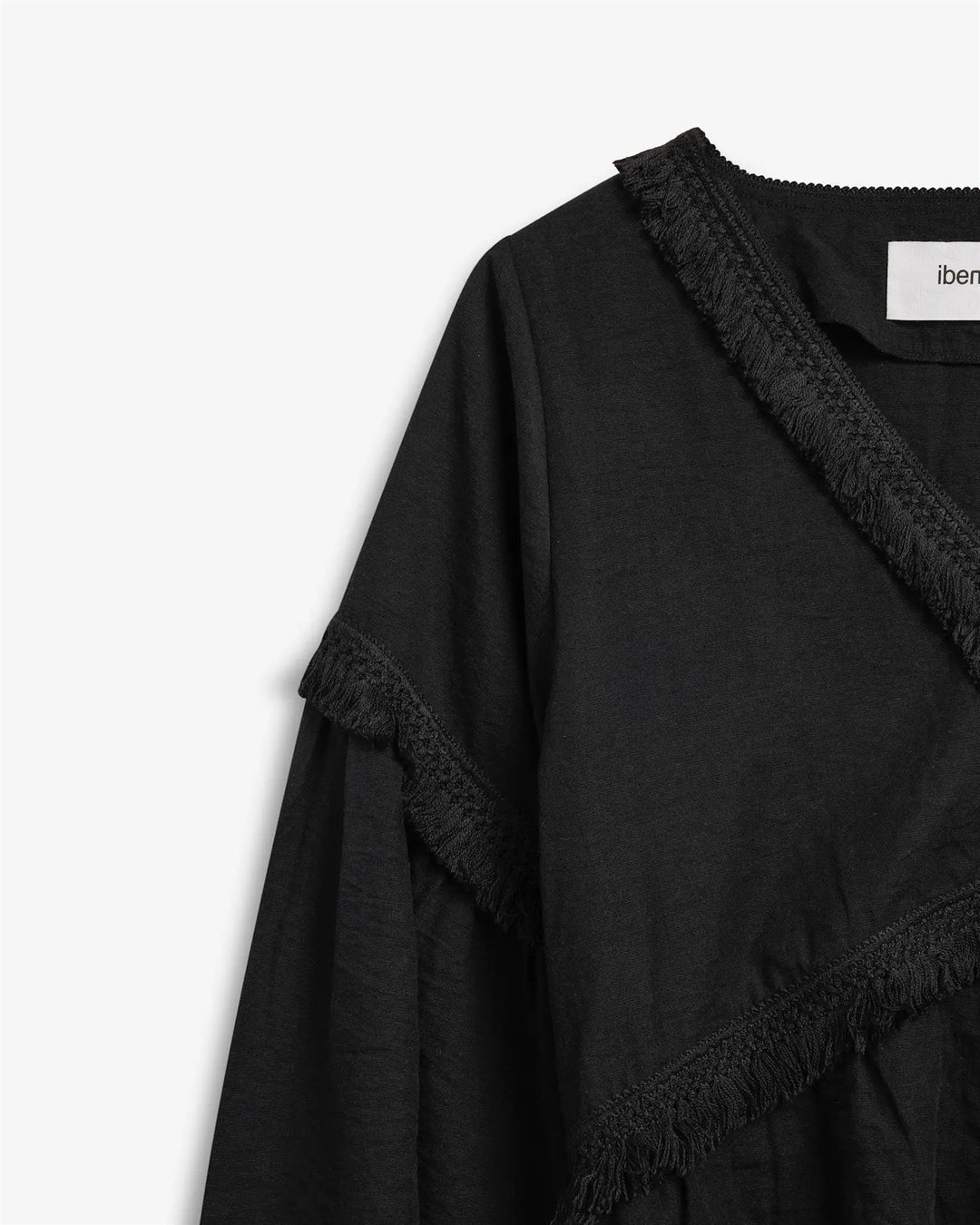 IBEN EDEN BLOUSE  Linen Black