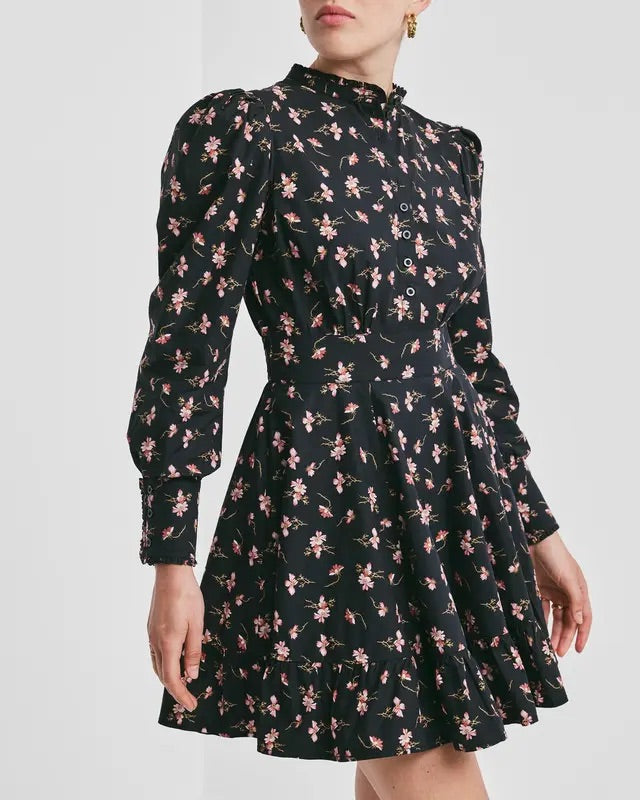 Poplin mini dress  Petals