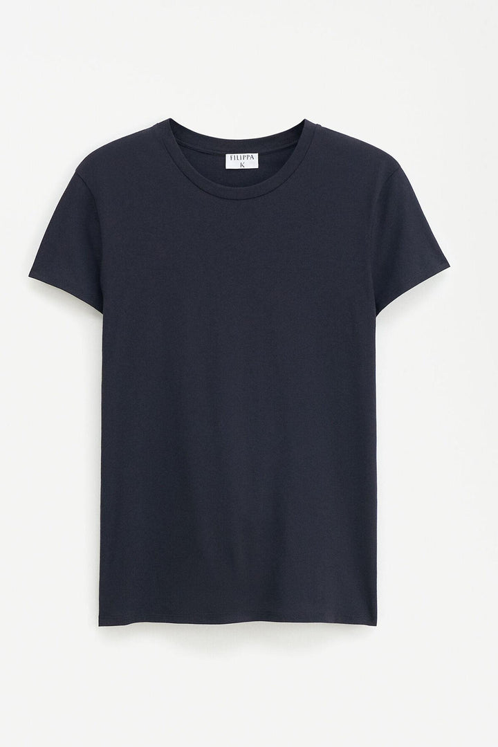 soft cotton tee  Black