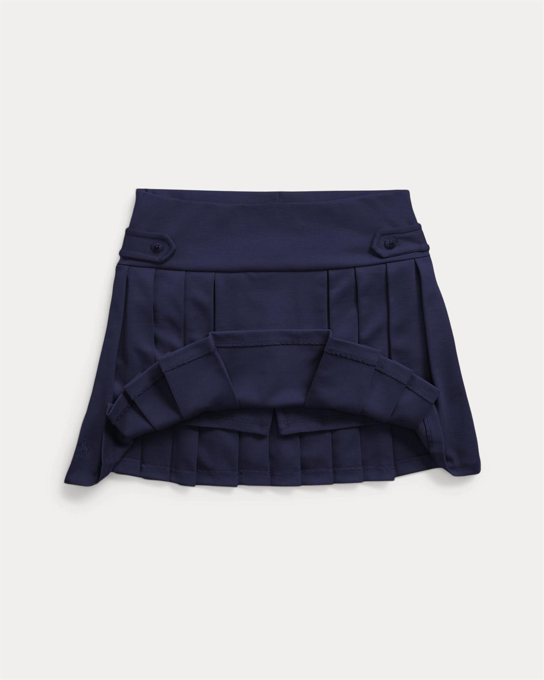 PLEAT SCOOTR-BOTTOMS SKIRT  Navy