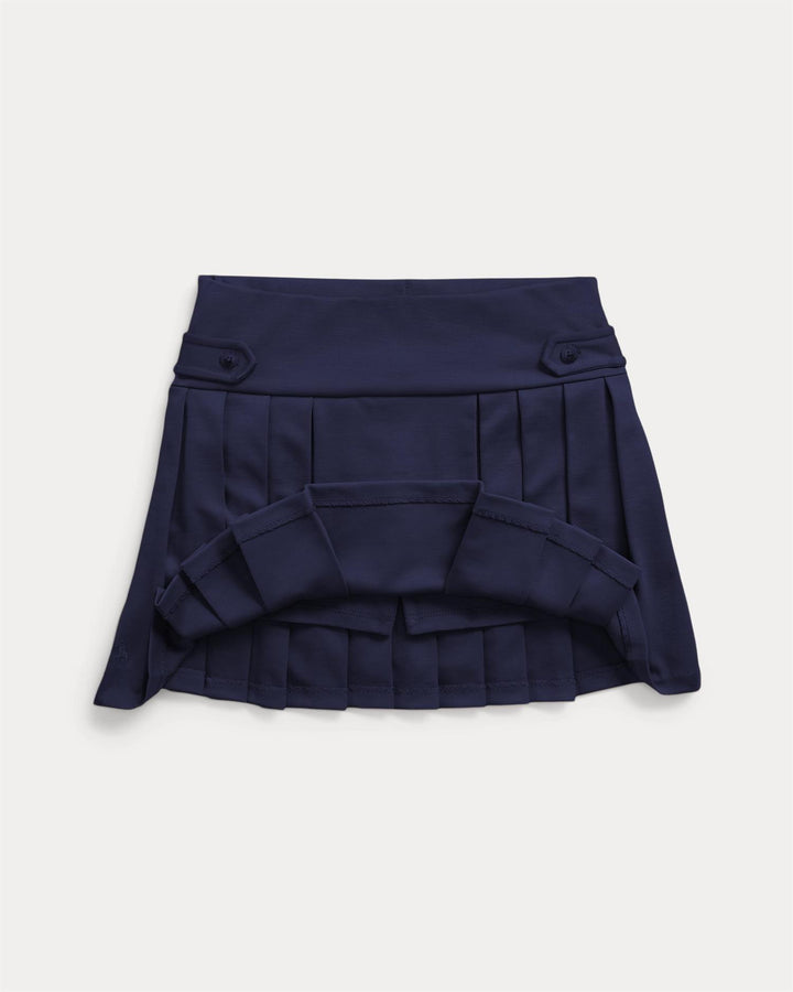 PLEAT SCOOTR-BOTTOMS SKIRT  Navy