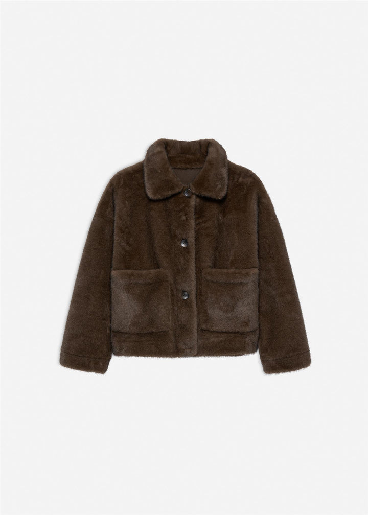 Faje Faux Mink  Choco
