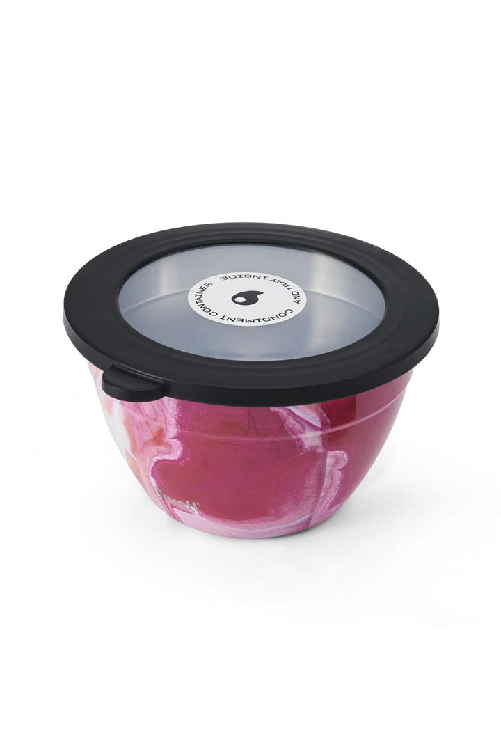 SALAD BOWL KIT 64 OZ / 1900 ML  Rose Agate
