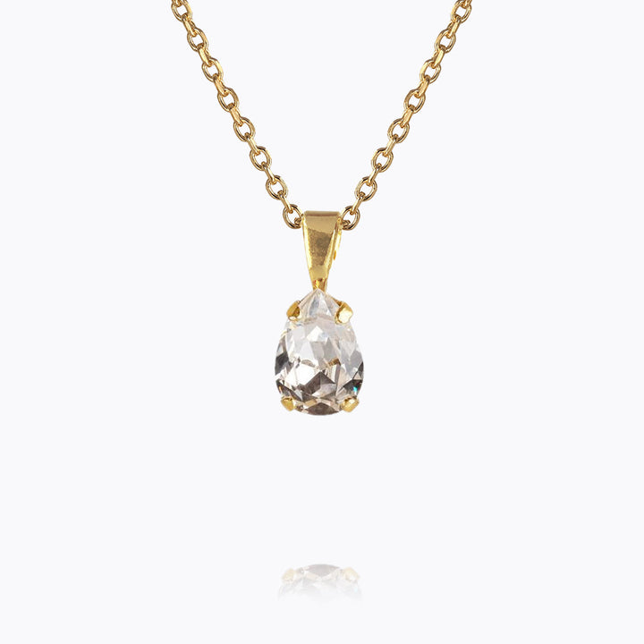 PETITE DROP NECKLACE Crystal