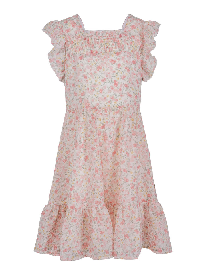 Linda blomsterkjole  Coral Pink