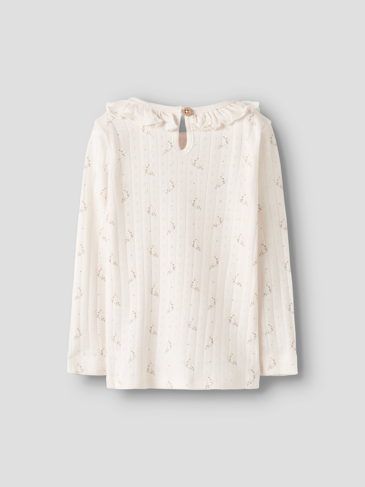 Rachello Ria Ls Slim Top  Offwhite