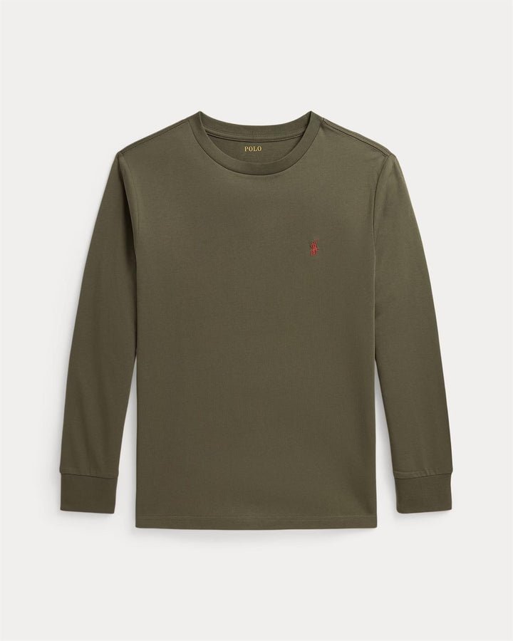 LS CN-KNIT SHIRTS-T-SHIRT  Crs Olv