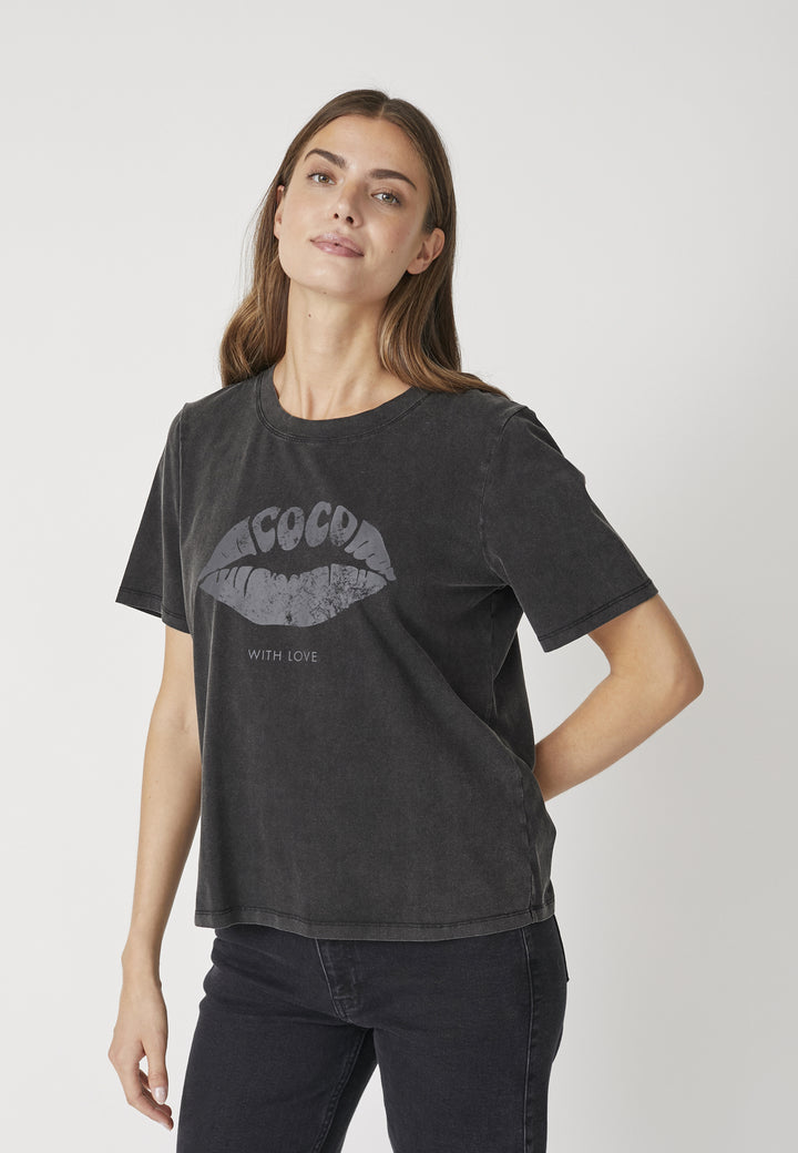 SiaraCC Acid Kiss Tee  Black