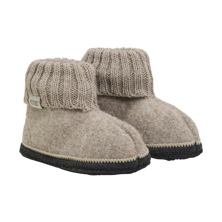 Slippers Wool  Camel Melange