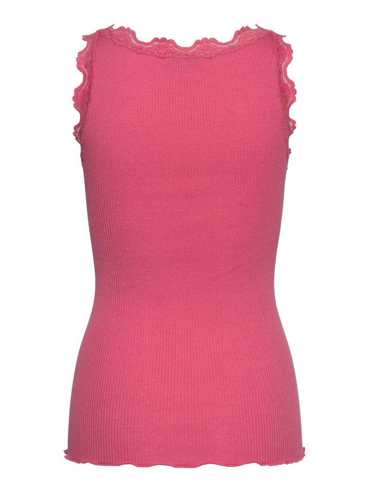 RWBabette Silk U-neck  Rapture Rose