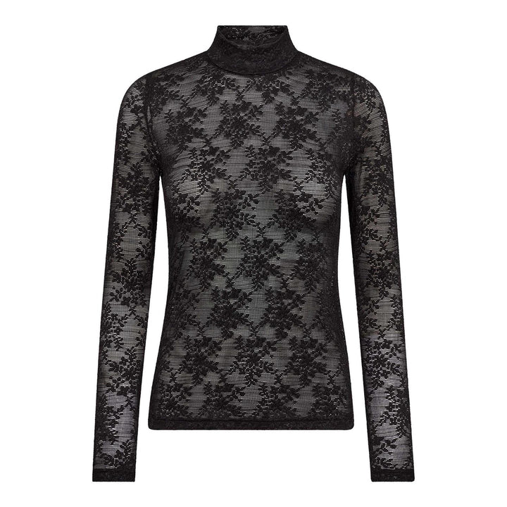 BirtaCC Turtleneck Blouse Black