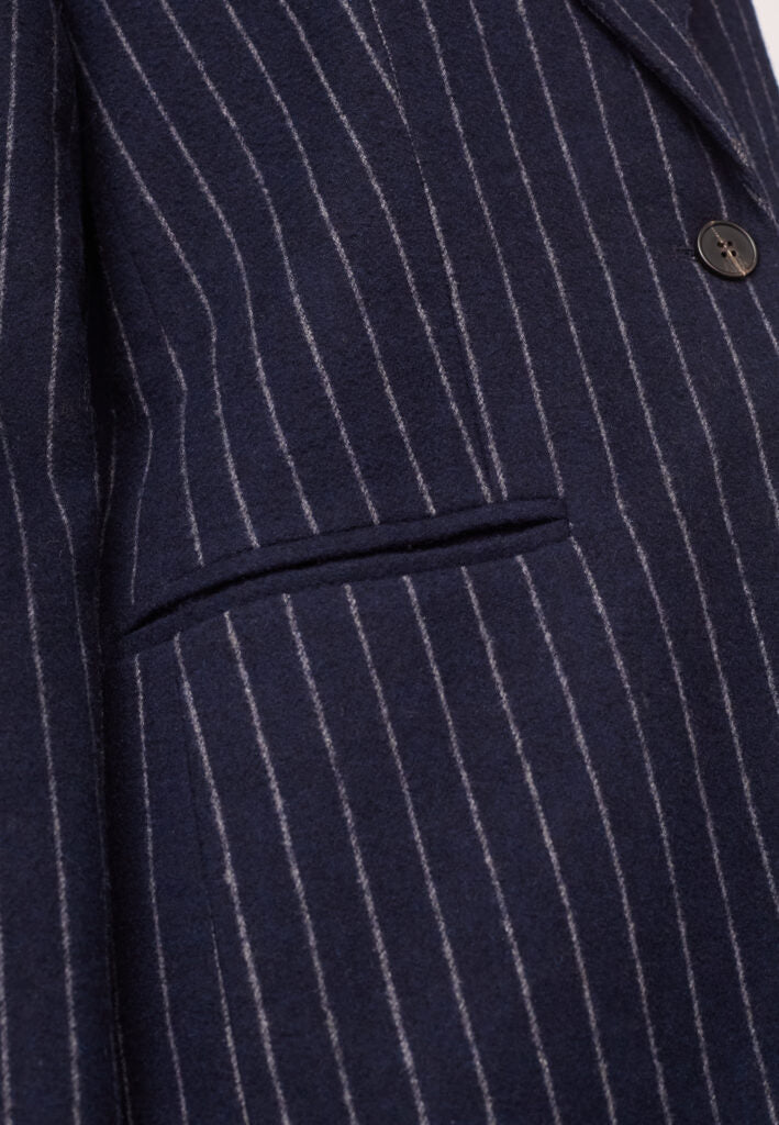 NaidaCC Pin Power Blazer  Navy