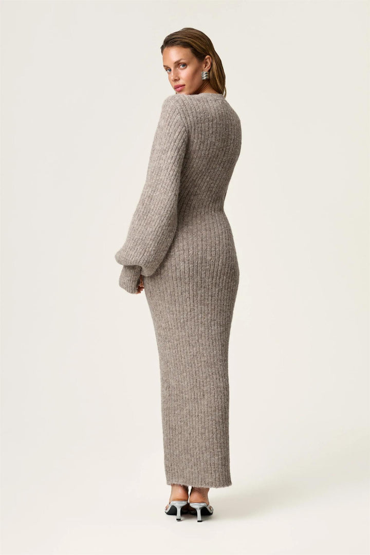 Montana Dress  Beige Melange