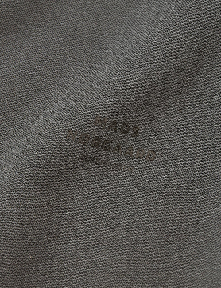 Standard Crew Logo Sweat  Black Oyster