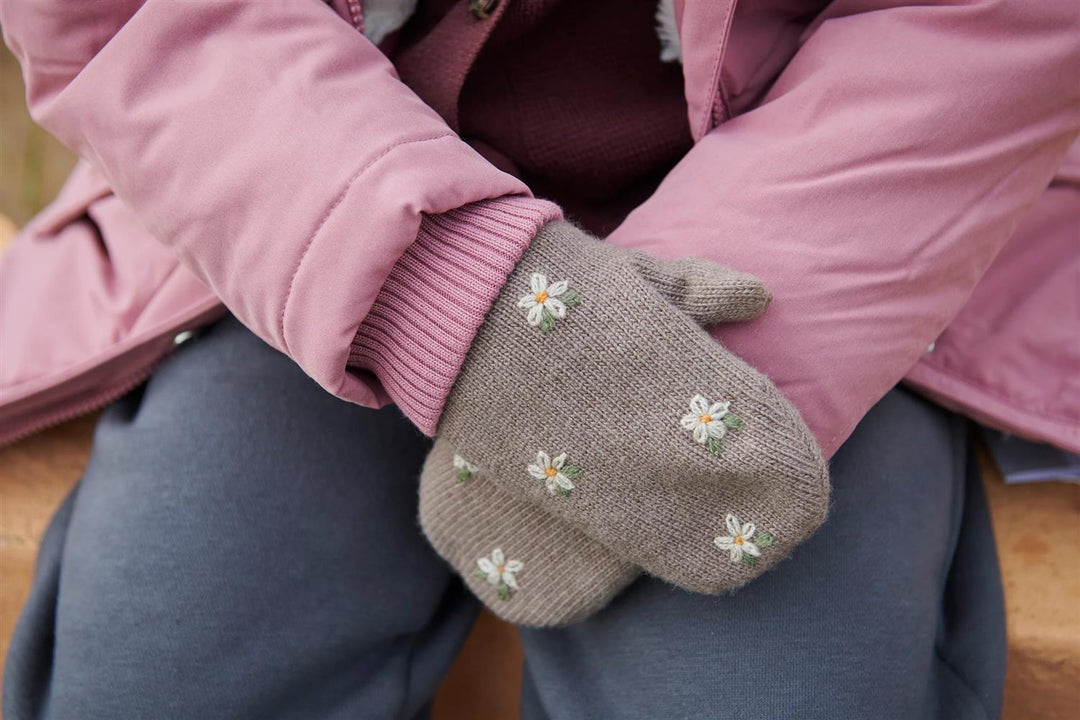 Helsinki floral mittens  Denver Melange