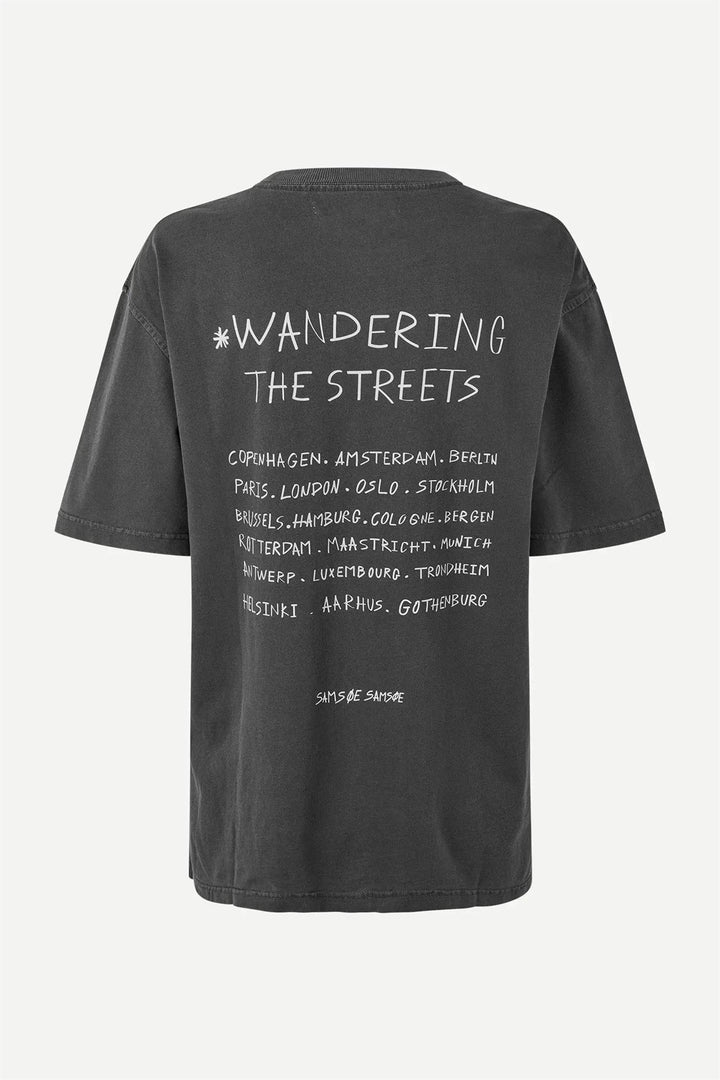 SAWANDERING T-SHIRT 15489  Black Wandering