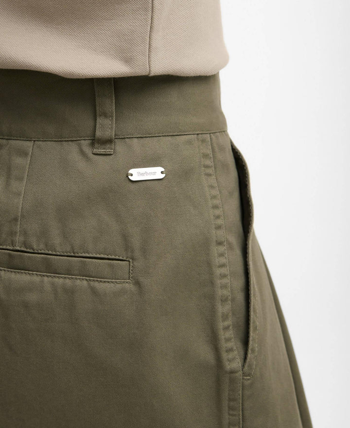 Barbour Fern Shorts  Dusky Green
