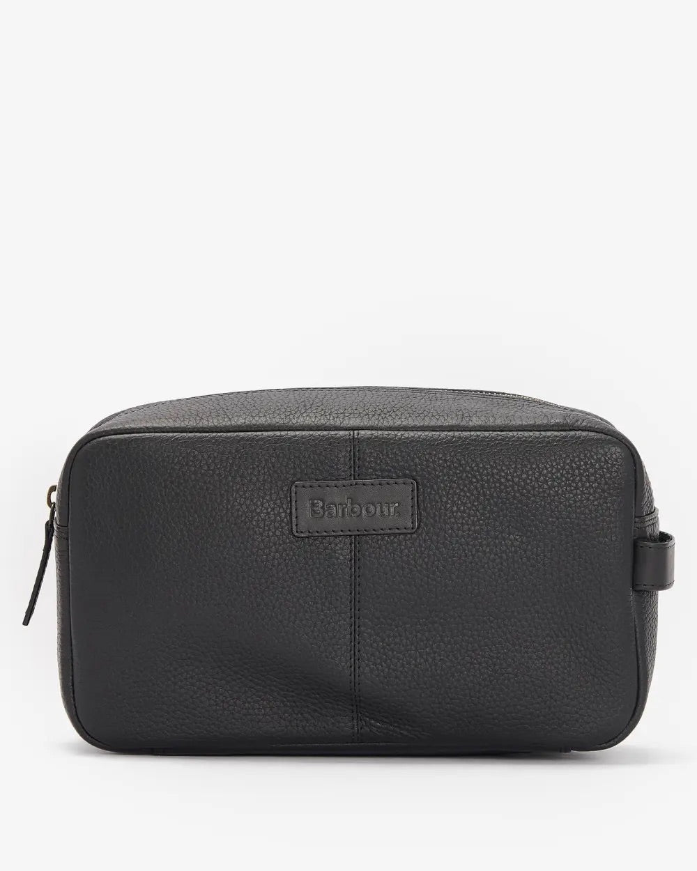 Barbour High Leather Washbag  Black
