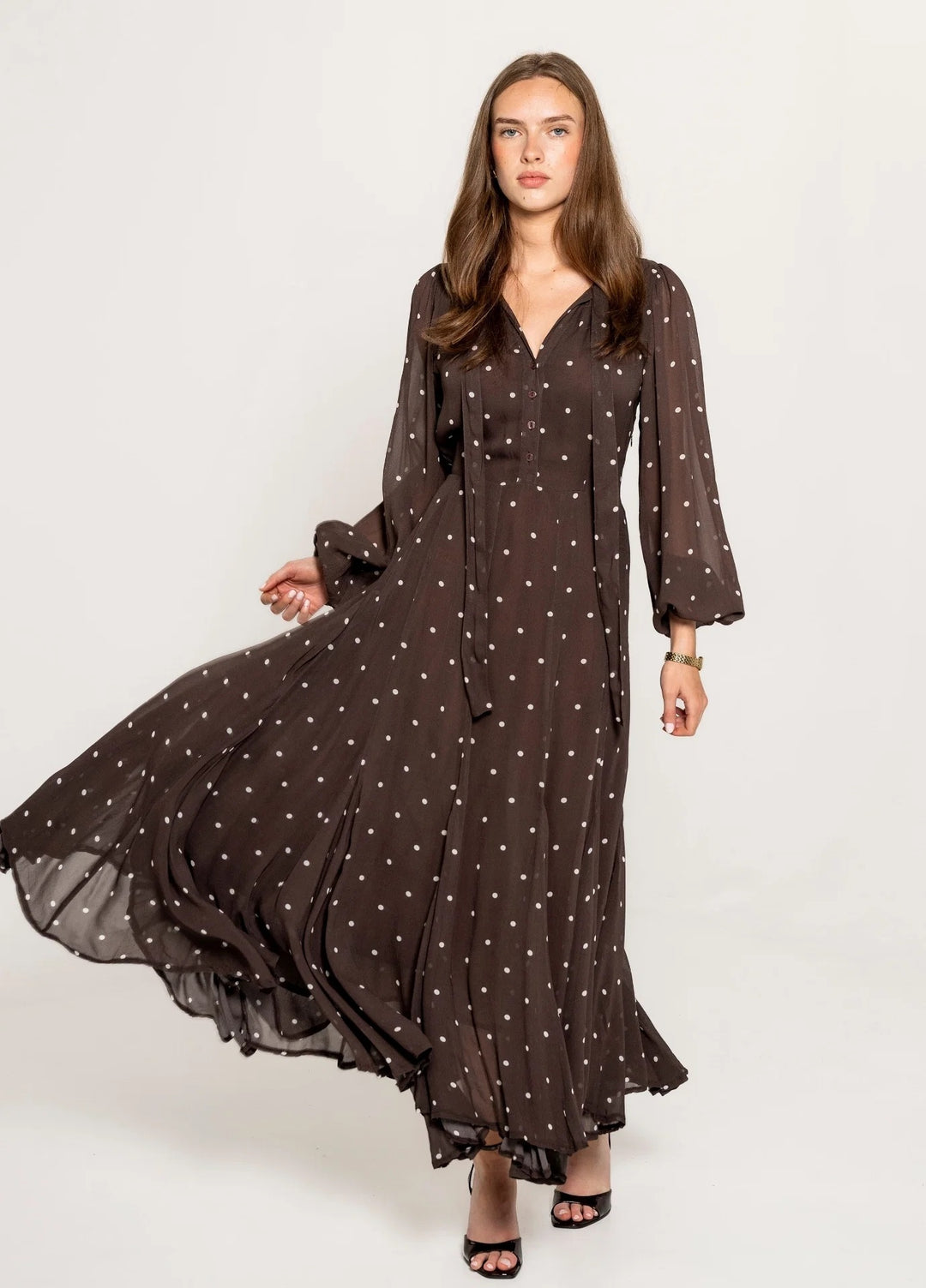 Daniella Dress French Dot  French Dot