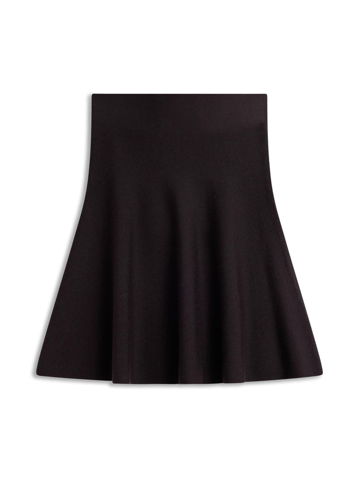 Triny Merino Skirt  Dark Brown