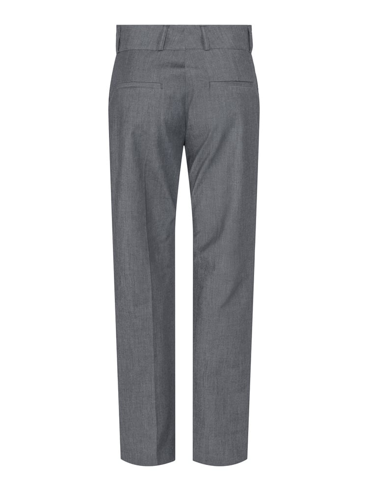 HIGH WAIST TROUSER  Grey Melange