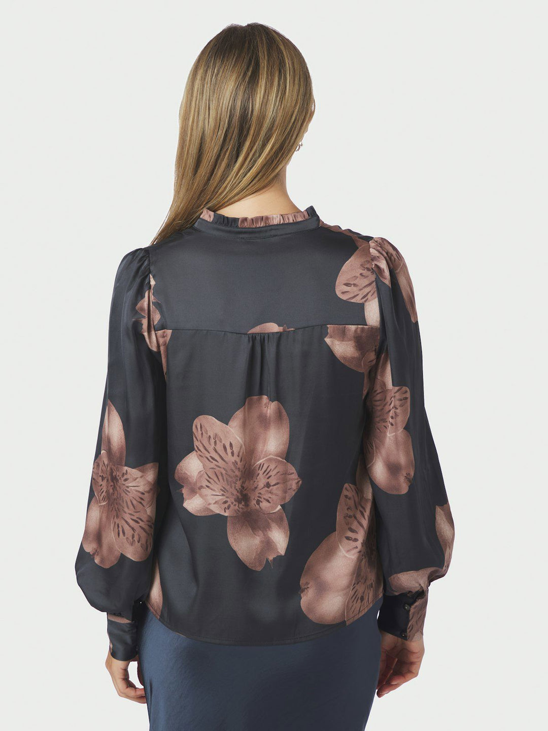 Massima Misty Orchid Blouse Midnight Blue