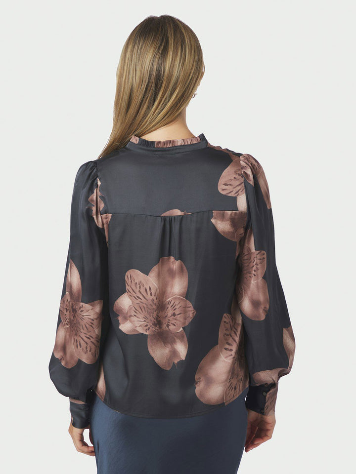 Massima Misty Orchid Blouse Midnight Blue