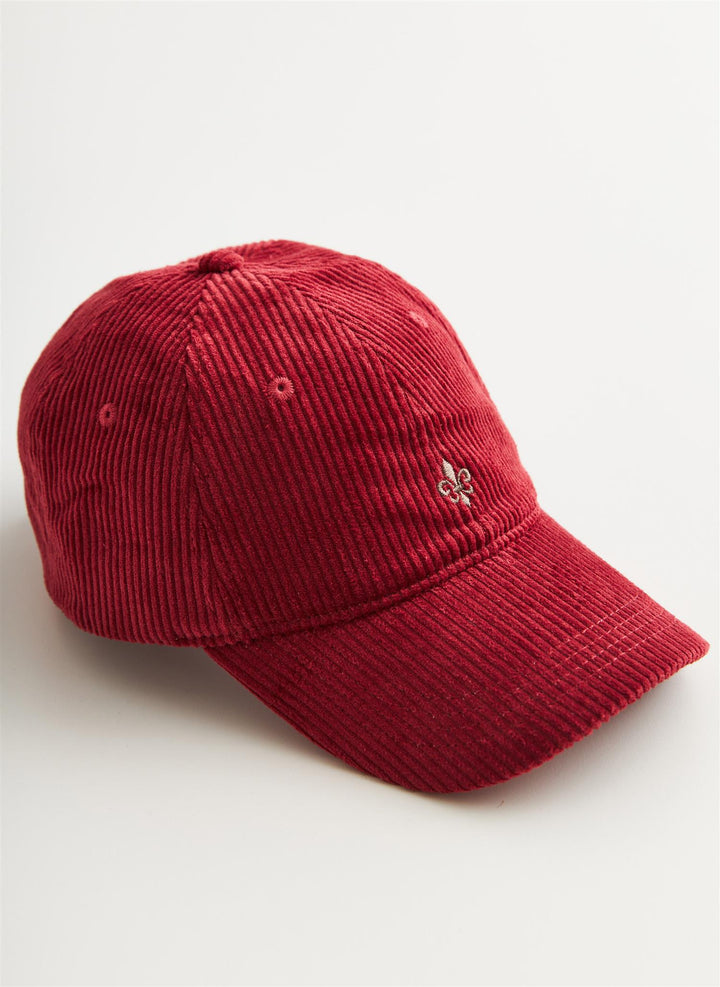 Lily Cord Cap  Red