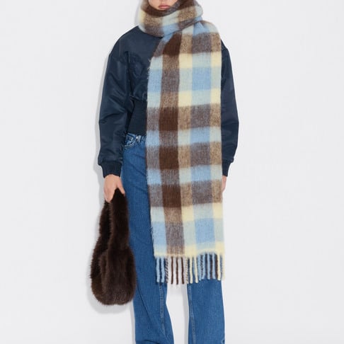 Fresia S  Lt. Blue Check