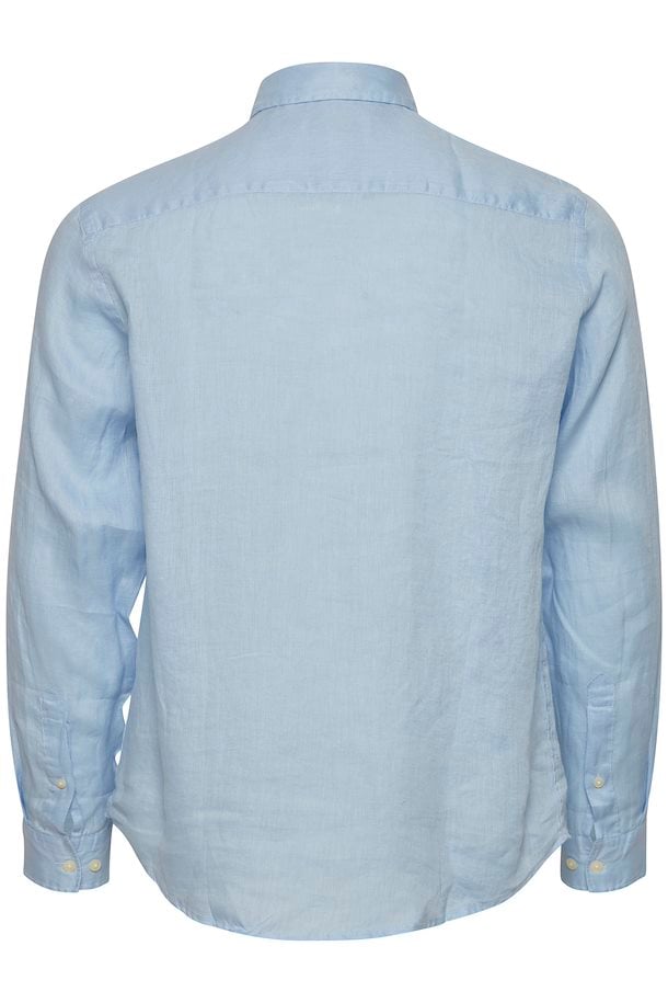 ANTON BD LS linen shirt  Chambray Blue