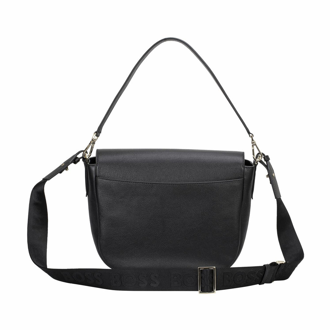 Alyce Flap Crossbody  Black