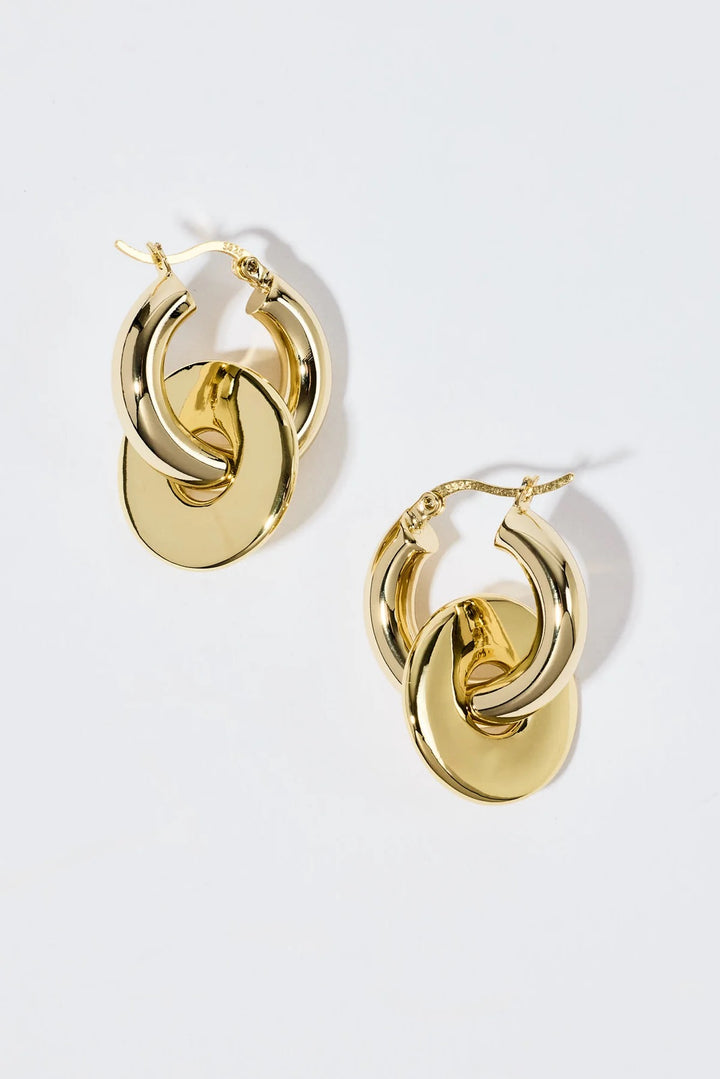 PETIT UFO HOOPS  Gold