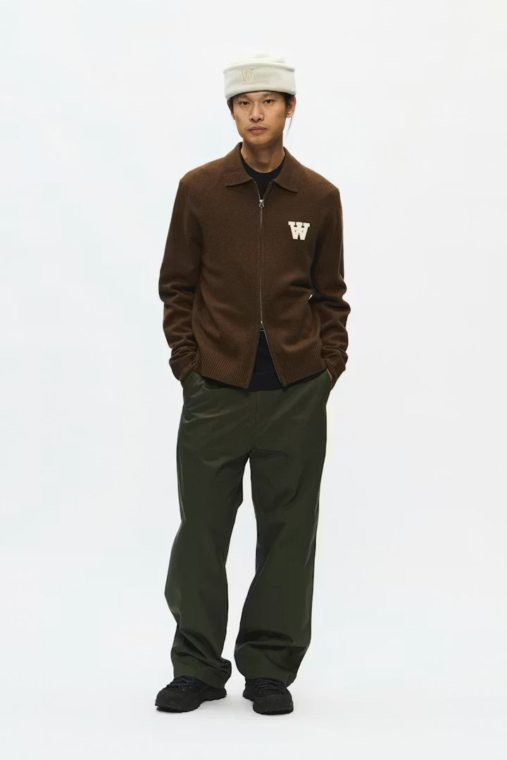 WWTAY ZIPPER CARDIGAN  Desert Palm