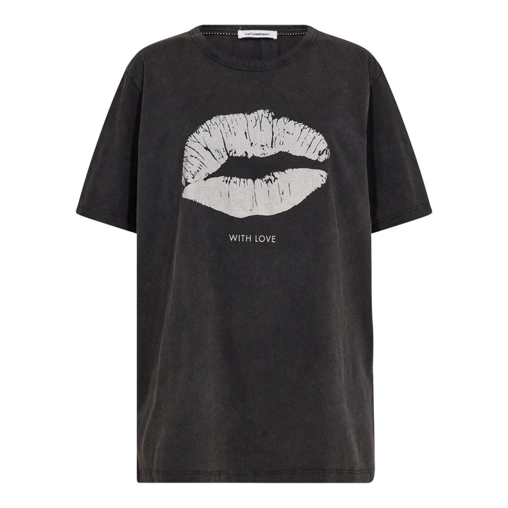 ACIDCC KISS OVERSIZED TEE  Black