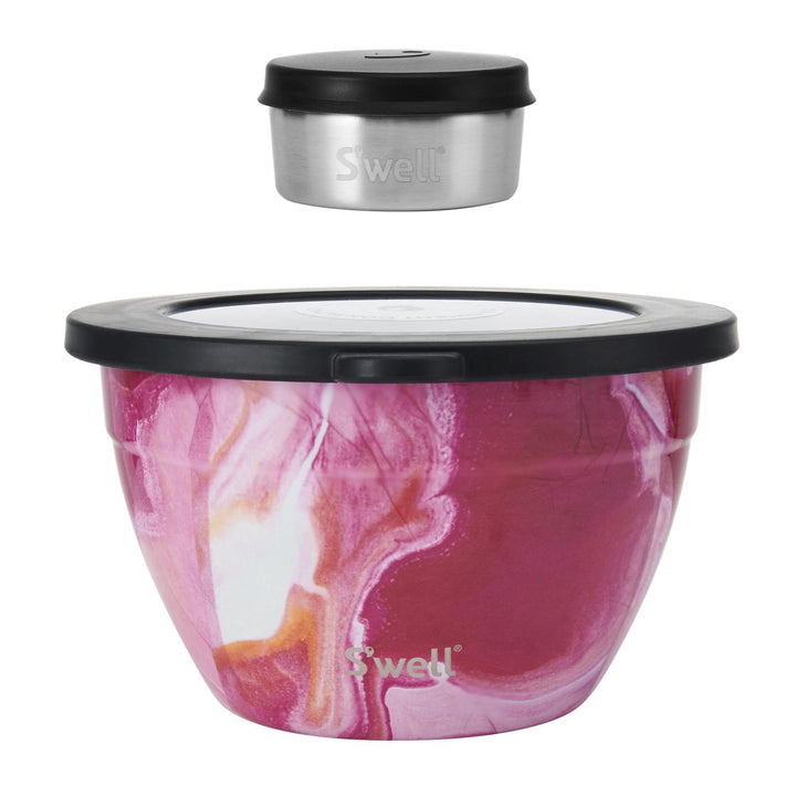SALAD BOWL KIT 64 OZ / 1900 ML  Rose Agate
