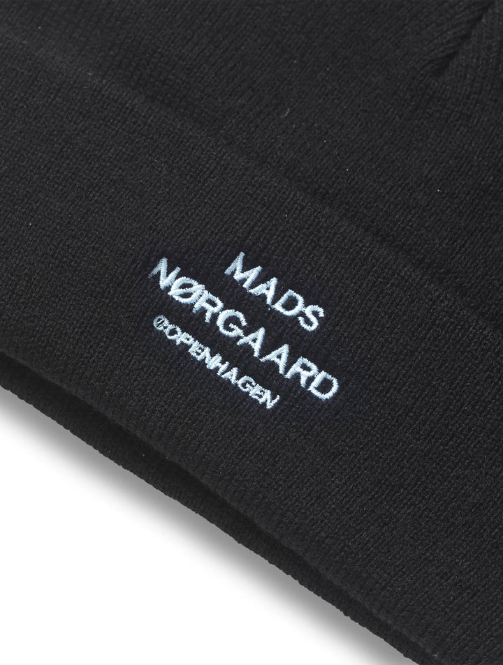 Isak Ambas Logo Beanie  Black