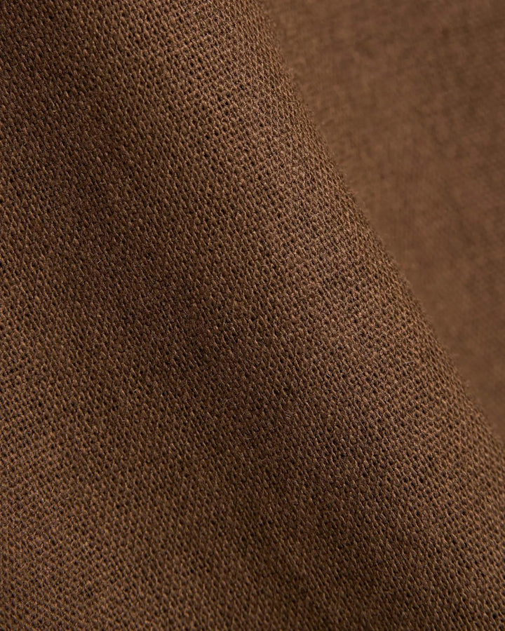 Atari Linen Shirt  Chestnut Brown