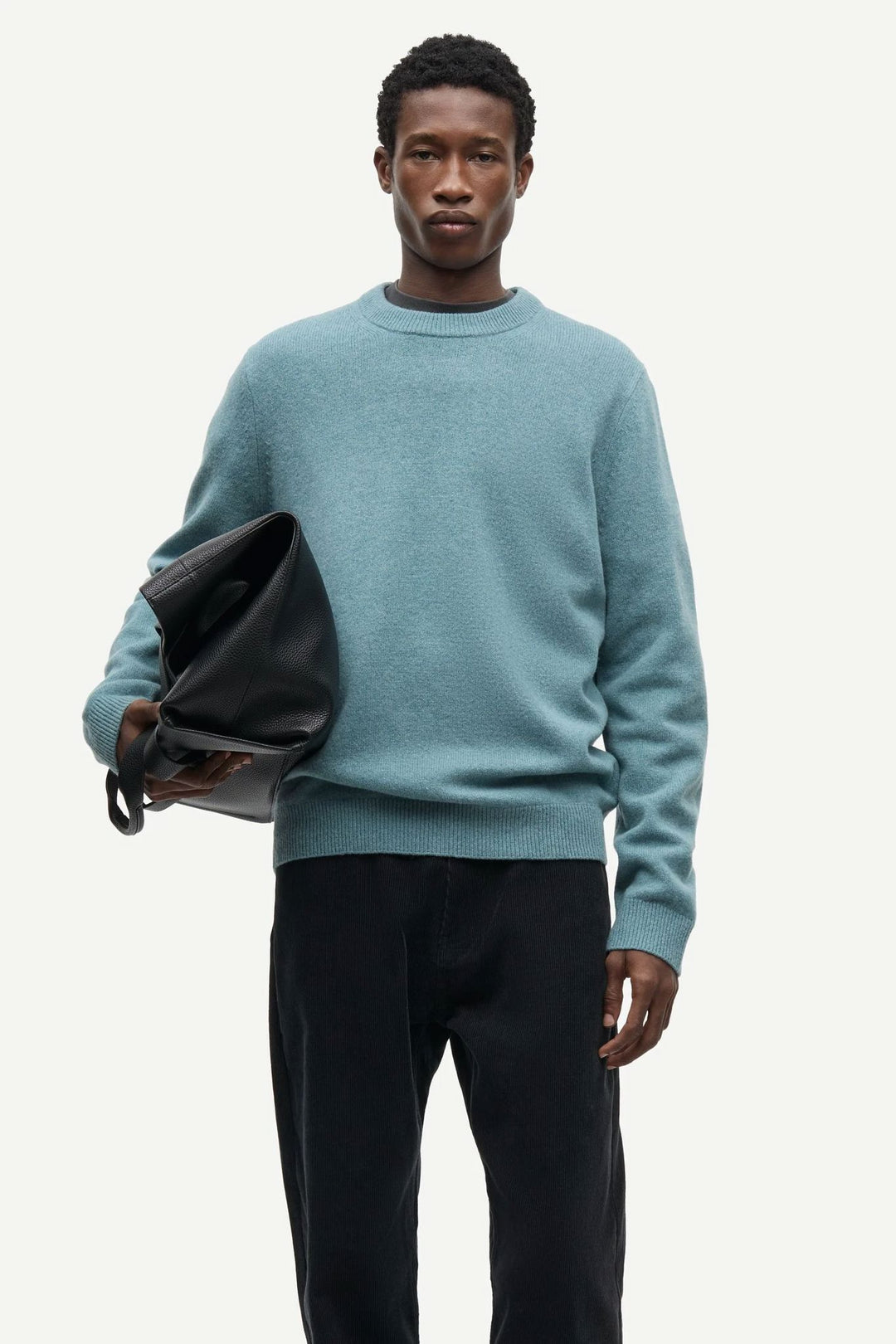 Isak Knit Sweater 15010  Stormy Sea