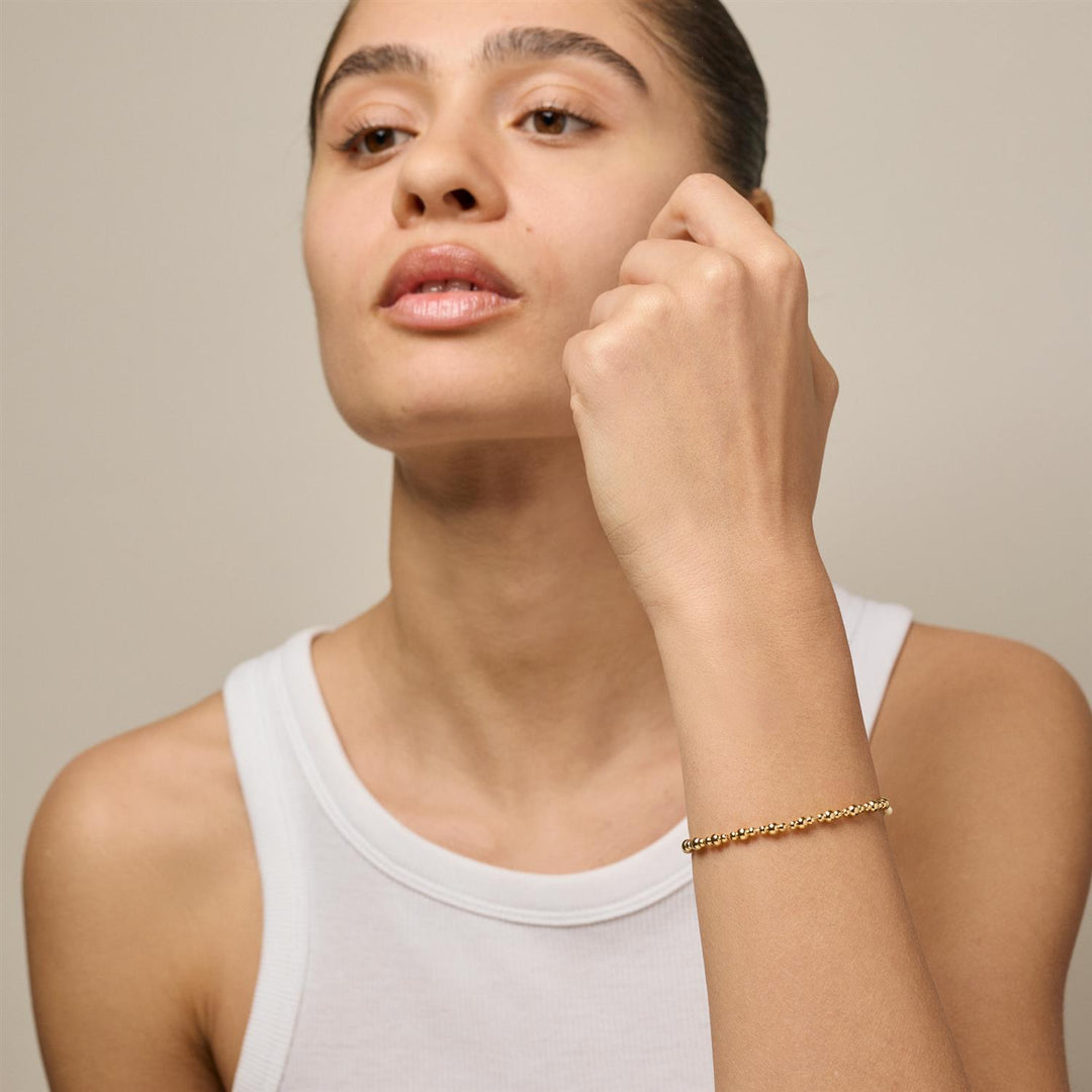 Bracelet, Norma Bead  925S/Gp