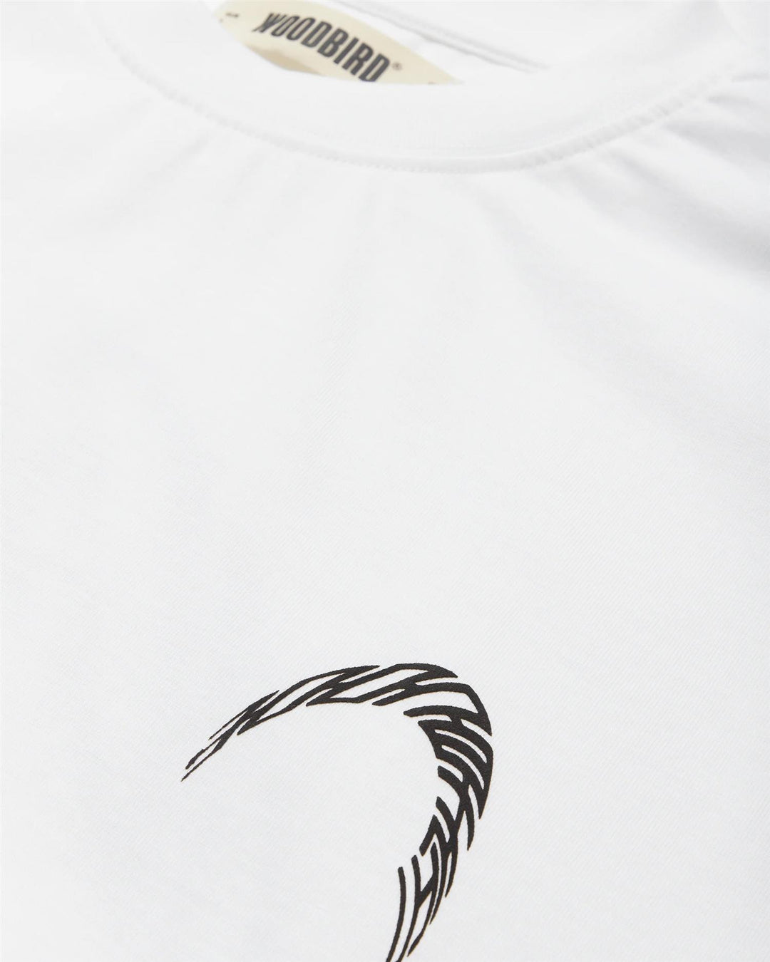 WBBaine Warp Tee  White-Black