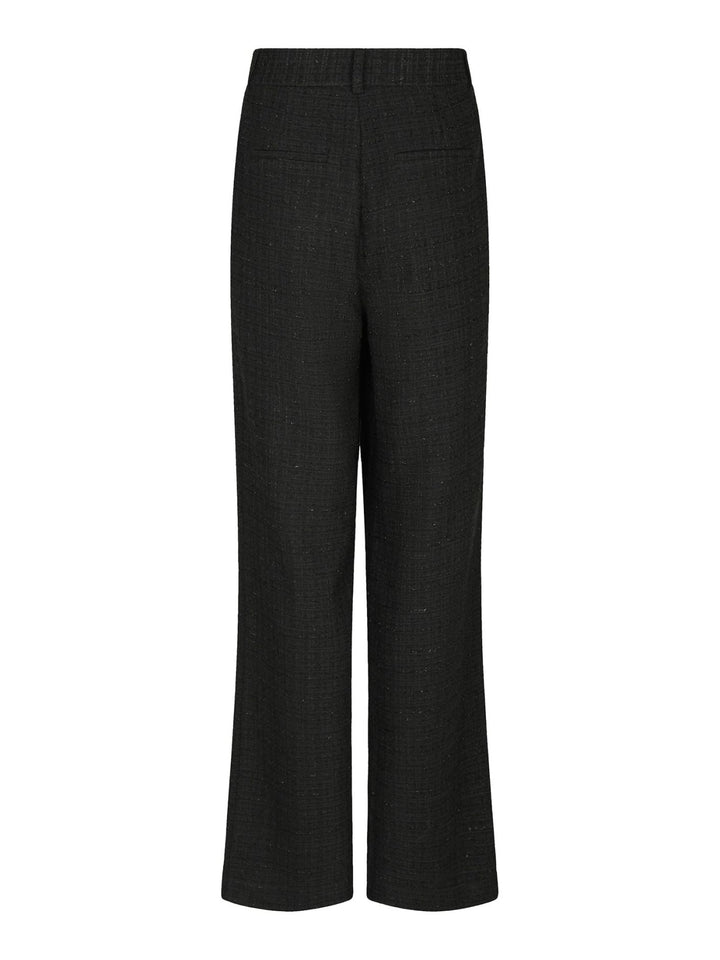 Emmett Boucle Pants  Black