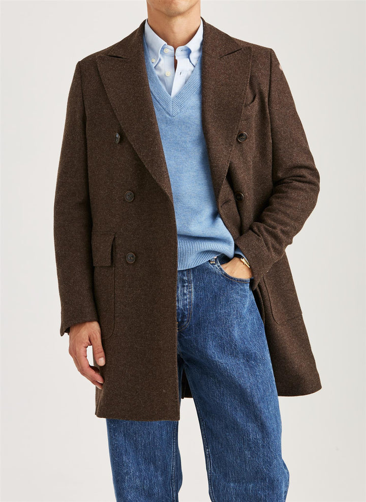 Brian DB Coat  Brown